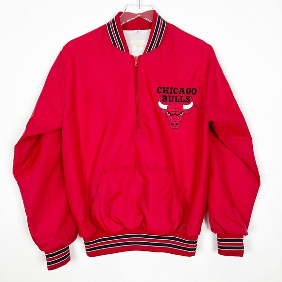 Vintage Chalk Line Chicago Bulls Pullover 1/4 Zip Jacket NBA Basketball Size S - Picture 14 of 14